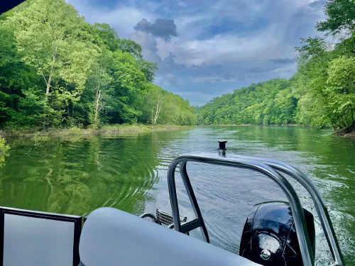 Lake Cumberland sunset glow