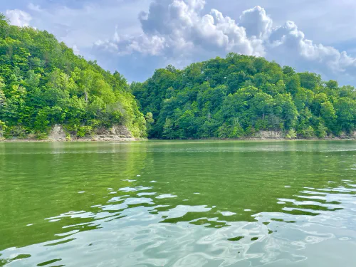 Lake Cumberland glassy water